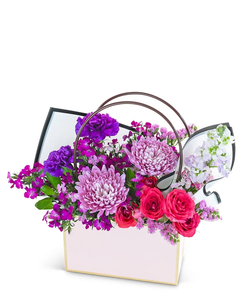 Serene Love Blooms Tote Flower Arrangement Serene Love Blooms Tote Flower Arrangement