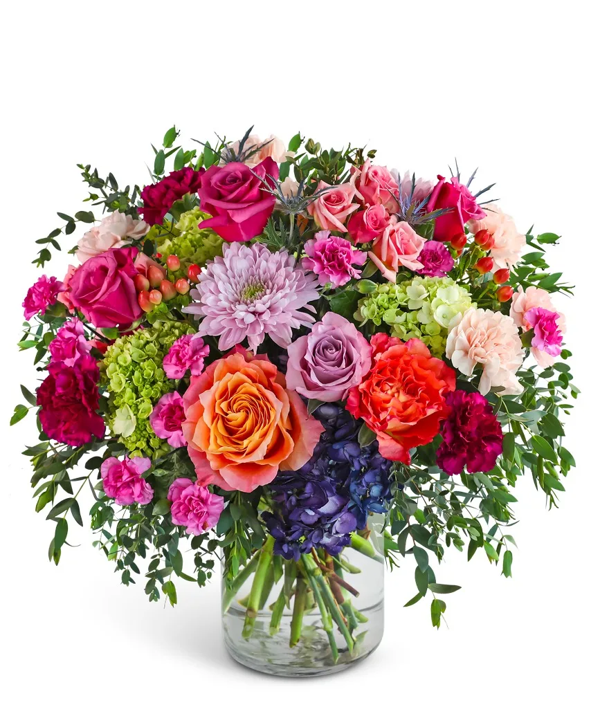 Prismatic Garden Mosaic Flower Arrangement Prismatic Garden Mosaic Flower Arrangement