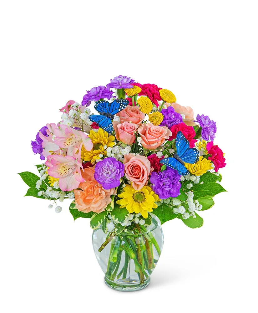 Butterfly Blooms Flower Arrangement Butterfly Blooms Flower Arrangement