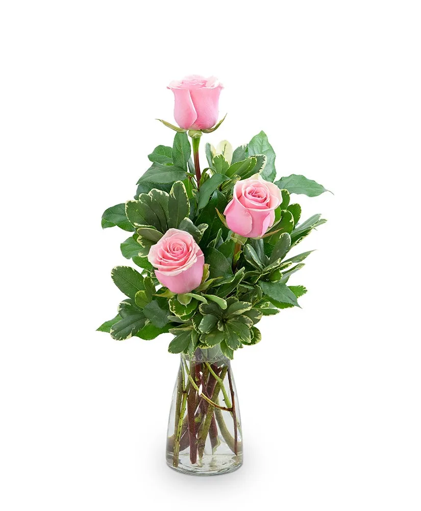 Pink Roses (3) Flower Arrangement Pink Roses (3) Flower Arrangement