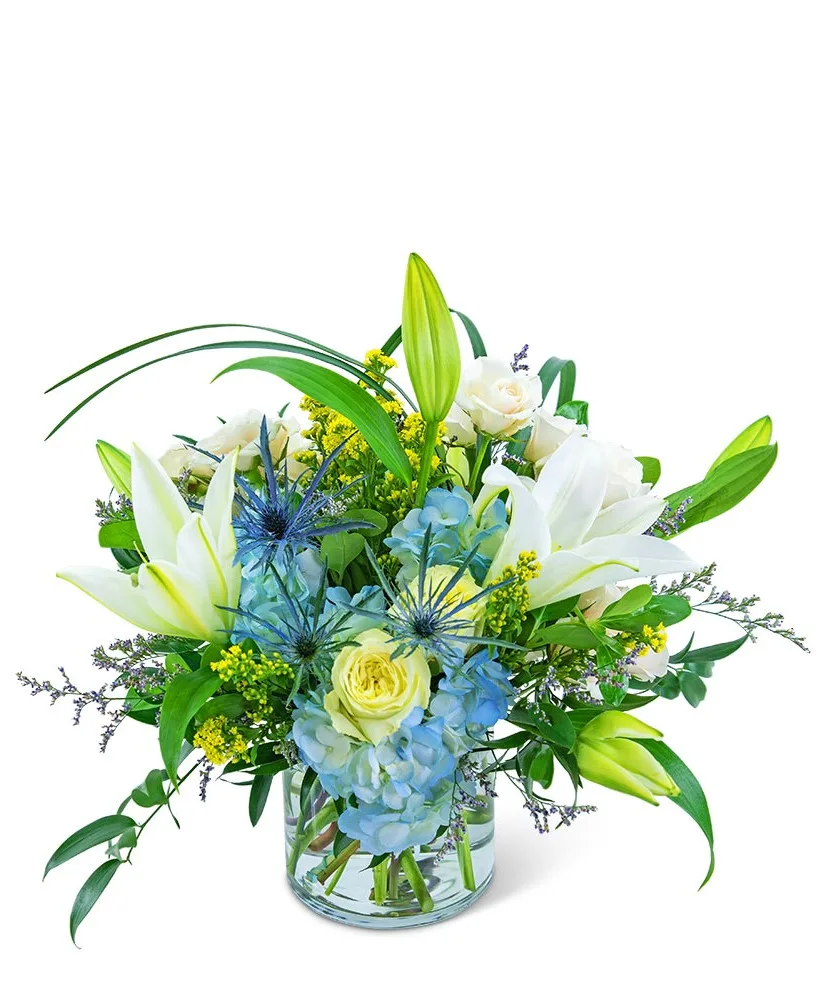 Luna Blue Flower Arrangement Luna Blue Flower Arrangement