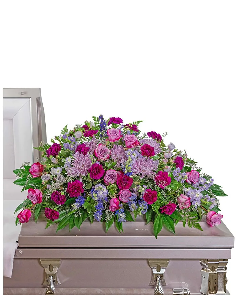 Gracefully Majestic Casket Spray Sympathy Arrangement Gracefully Majestic Casket Spray Sympathy Arrangement