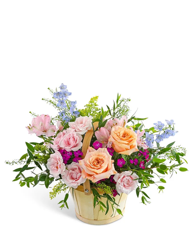 Botanical Basket Flower Arrangement Botanical Basket Flower Arrangement