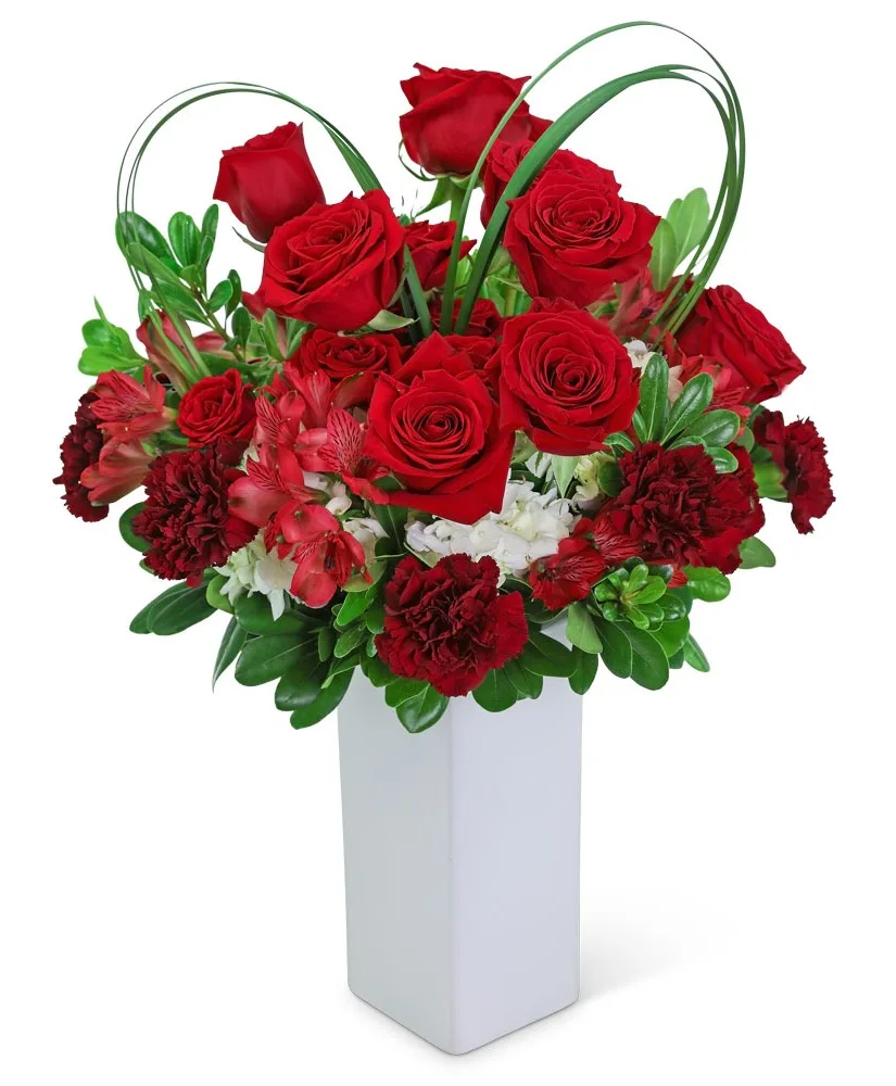 Cheeky Cherry Heart Flower Arrangement Cheeky Cherry Heart Flower Arrangement