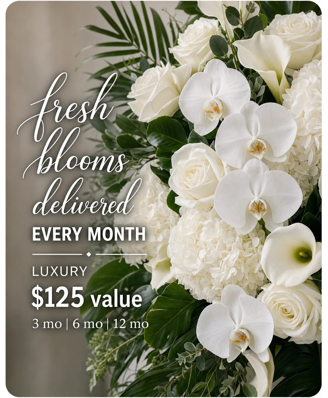 Luxury Monthly Subscription ($125 Value)
