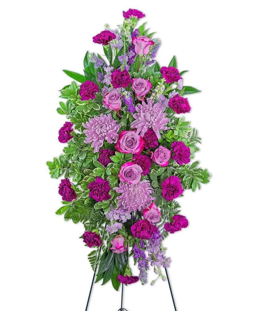 Gracefully Majestic Standing Spray Sympathy Arrangement Gracefully Majestic Standing Spray Sympathy Arrangement