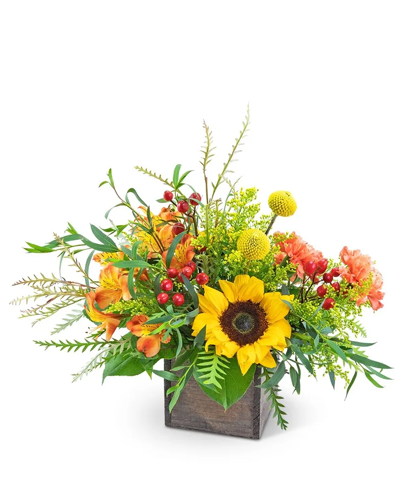 Brilliant Sunset Flower Arrangement Brilliant Sunset Flower Arrangement