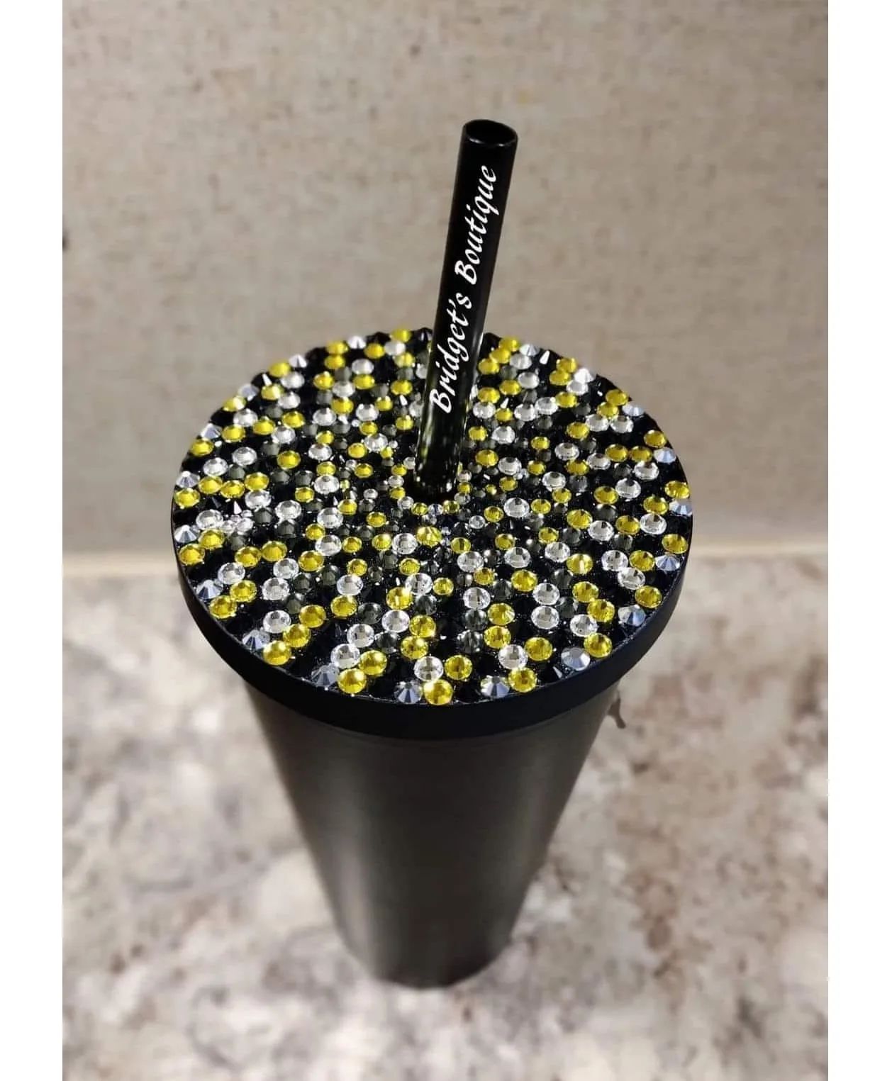 Hand blinged cups Hand blinged cups