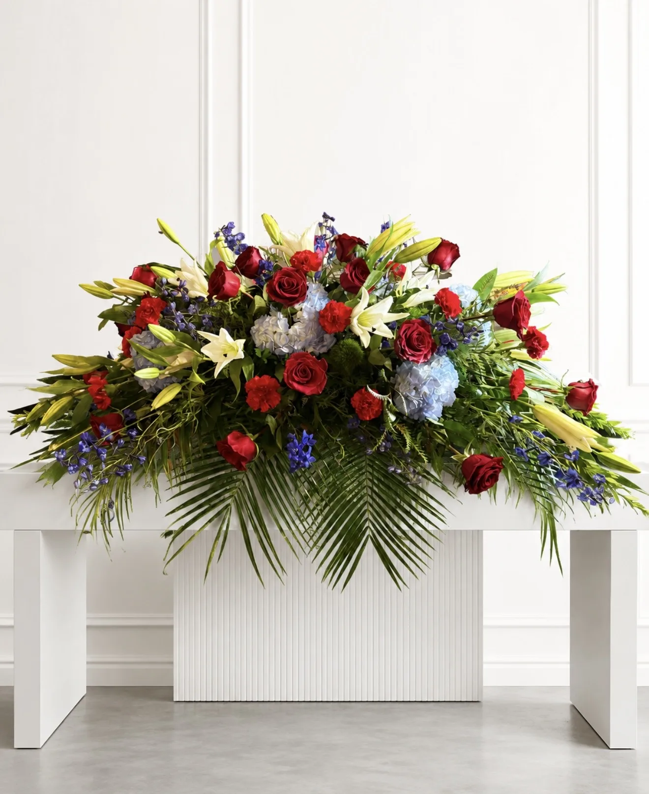 Patriotic Honor Casket Spray Patriotic Honor Casket Spray