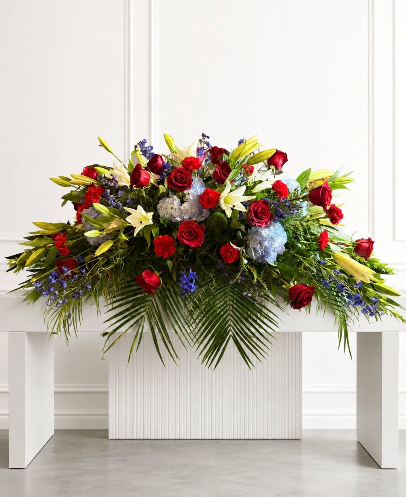 Patriotic Honor Casket Spray
