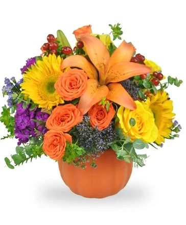 SEASONAL PUMPKIN centerpiece