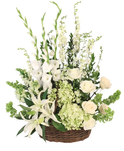 Peaceful Basket Arrangement Peaceful Basket Arrangement