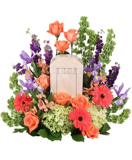Bittersweet Twilight Memorial Urn Cremation Flowers