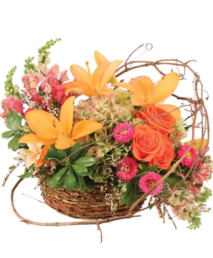 Free Spirit Garden Basket Arrangement Free Spirit Garden Basket Arrangement