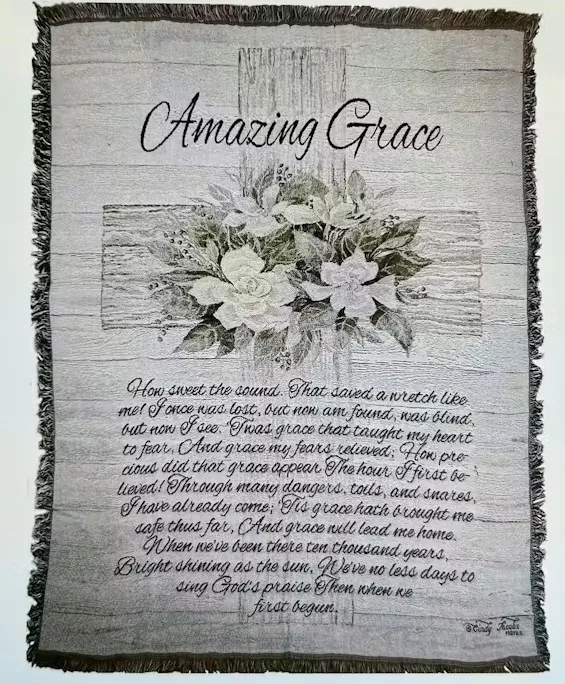 Amazing Grace Prayer Blanket Prayer Blanket Amazing Grace Prayer Blanket Prayer Blanket
