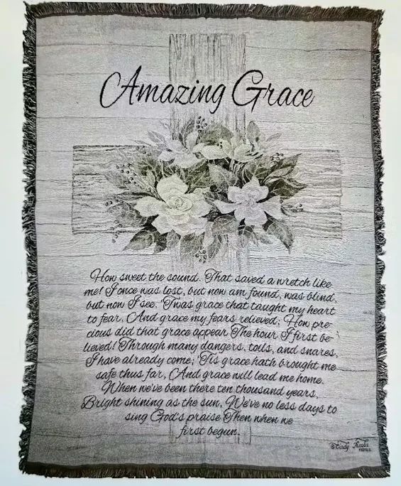 Amazing Grace Prayer Blanket Prayer Blanket