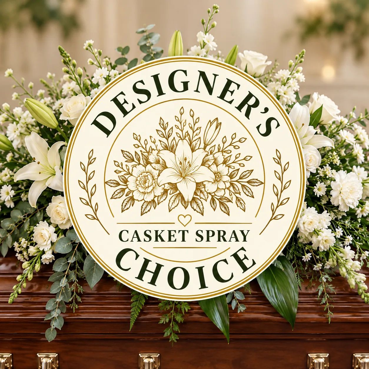 Florist’s Choice Casket Spray