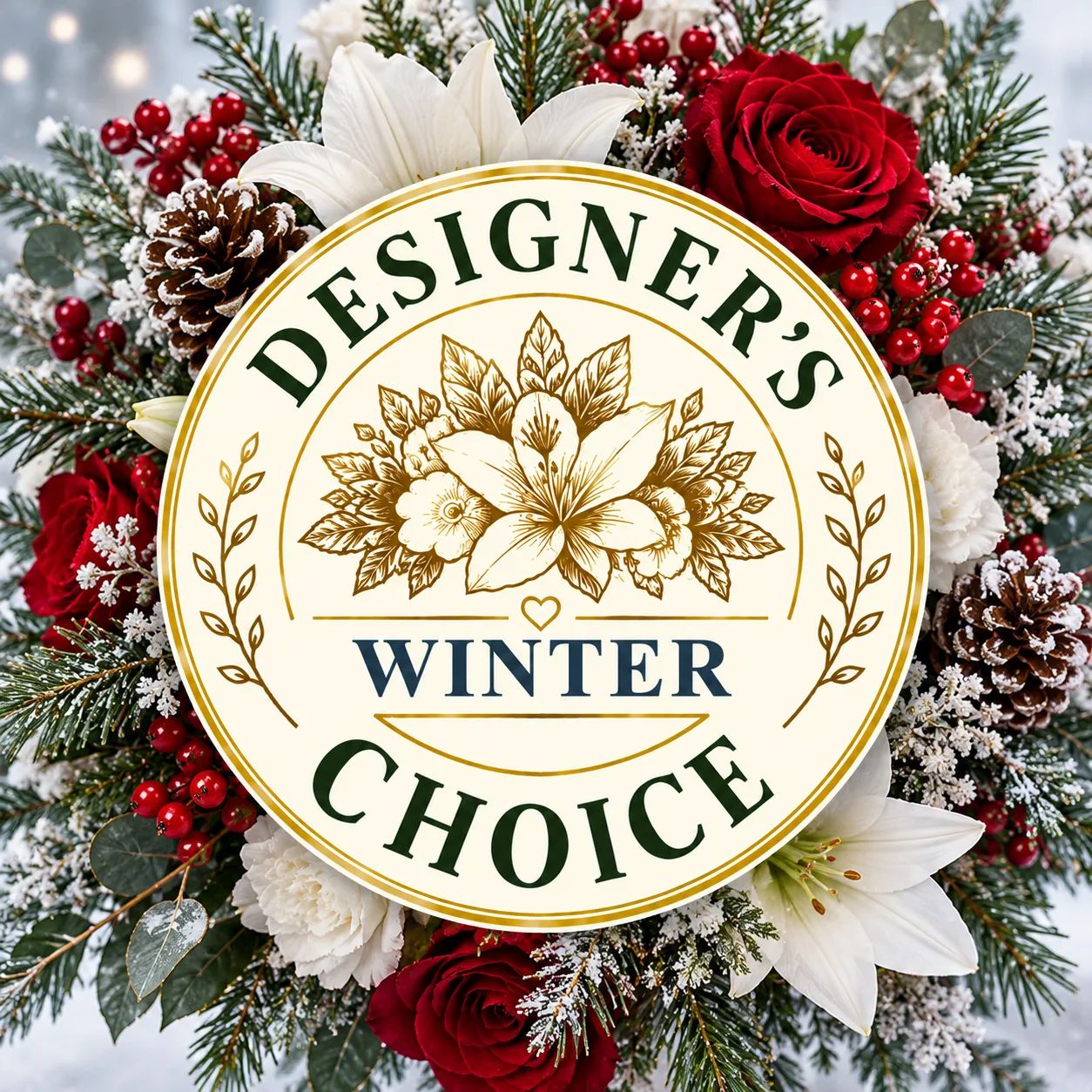 Florist’s Choice Winter Seasonal Mixed Bouquet