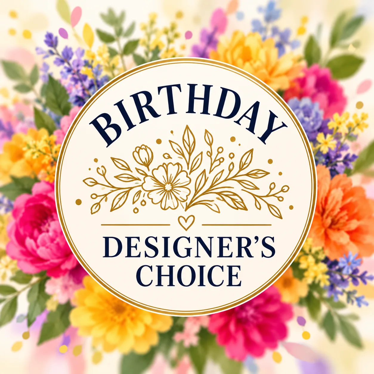Designer’s Choice Birthday Bouquet Designer’s Choice Birthday Bouquet