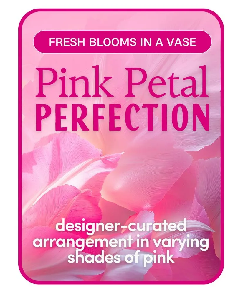 Pink Petal Perfection – Designer's Choice Flower Arrangement Pink Petal Perfection – Designer's Choice Flower Arrangement