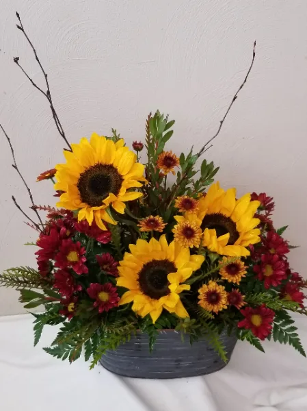 Country Sunflower Tin Country Sunflower Tin