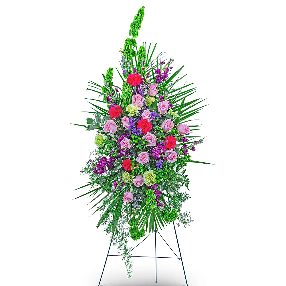 Always Remembered Standing Spray Sympathy Always Remembered Standing Spray Sympathy