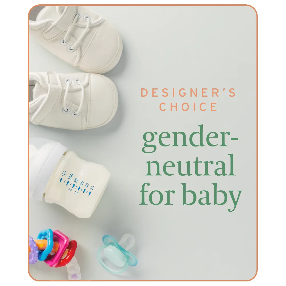 Designer's Choice Baby Gender Neutral Flower Arrangement Designer's Choice Baby Gender Neutral Flower Arrangement