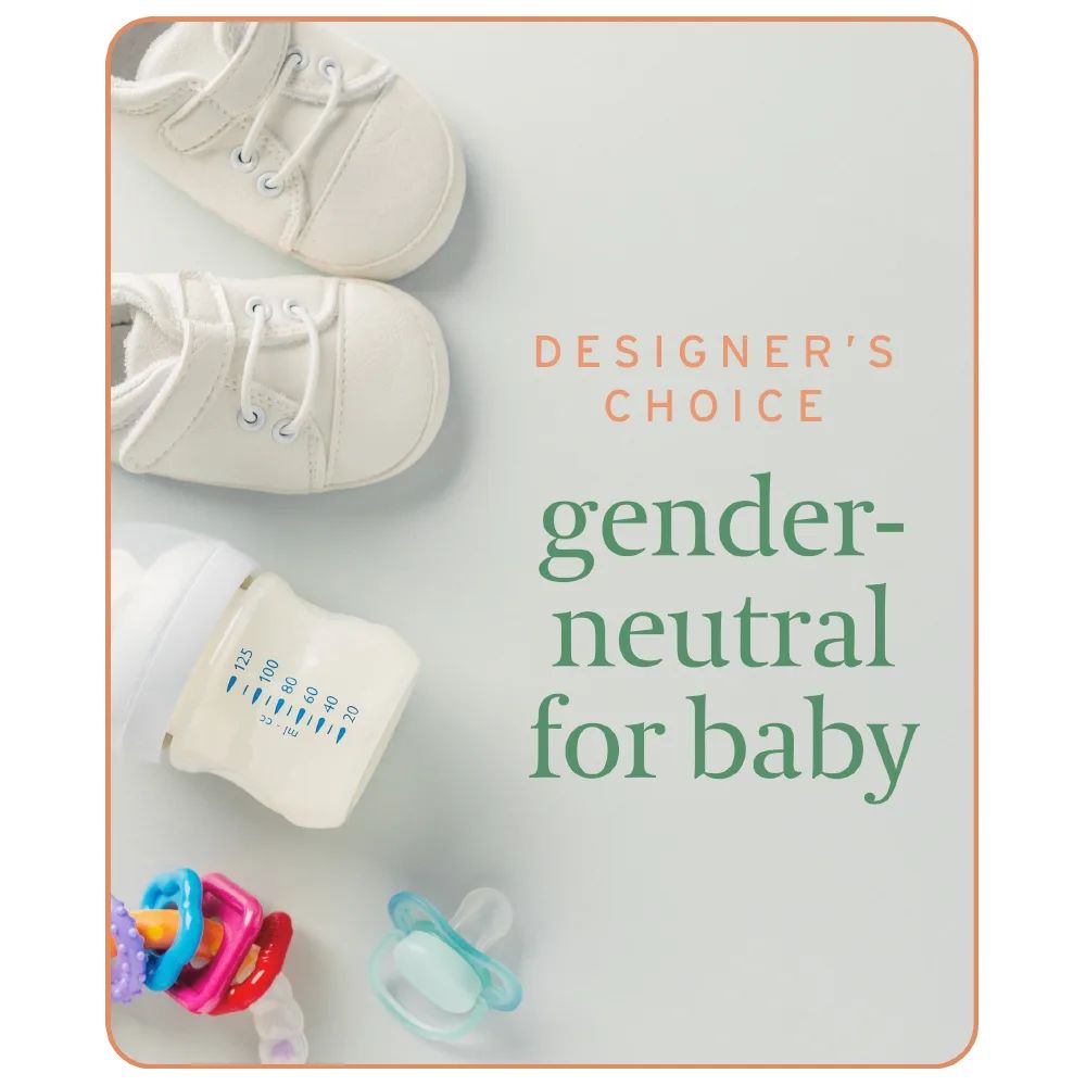 Designer's Choice Baby Gender Neutral Flower Arrangement