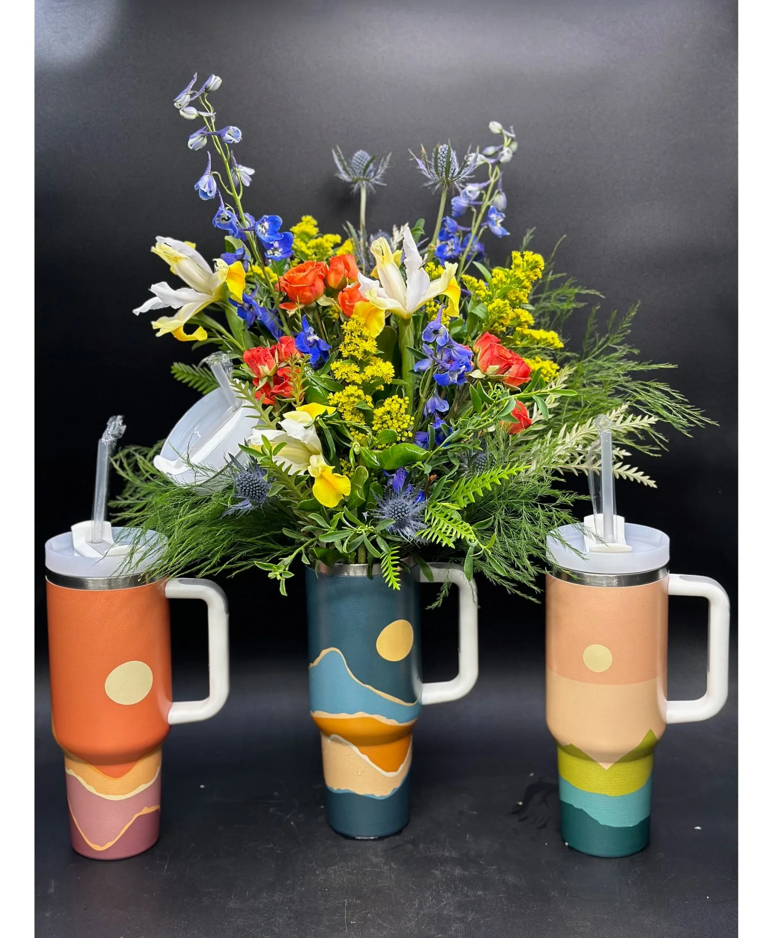 Wildflower Tumbler Arrangement Designers Choice Wildflower Tumbler Arrangement Designers Choice