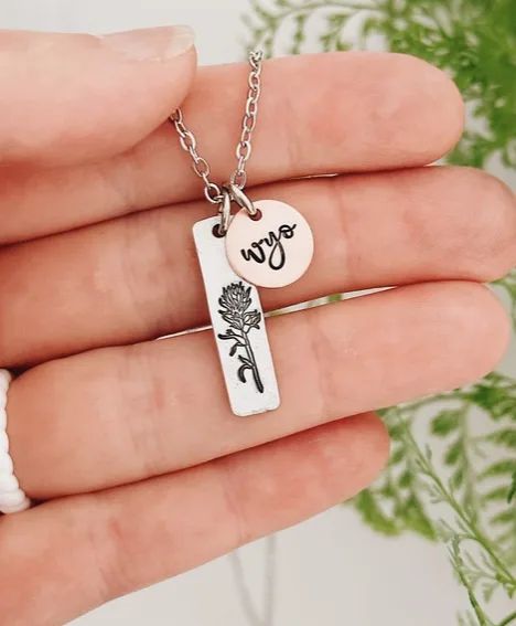 Wyo Indian Paintbrush Necklace