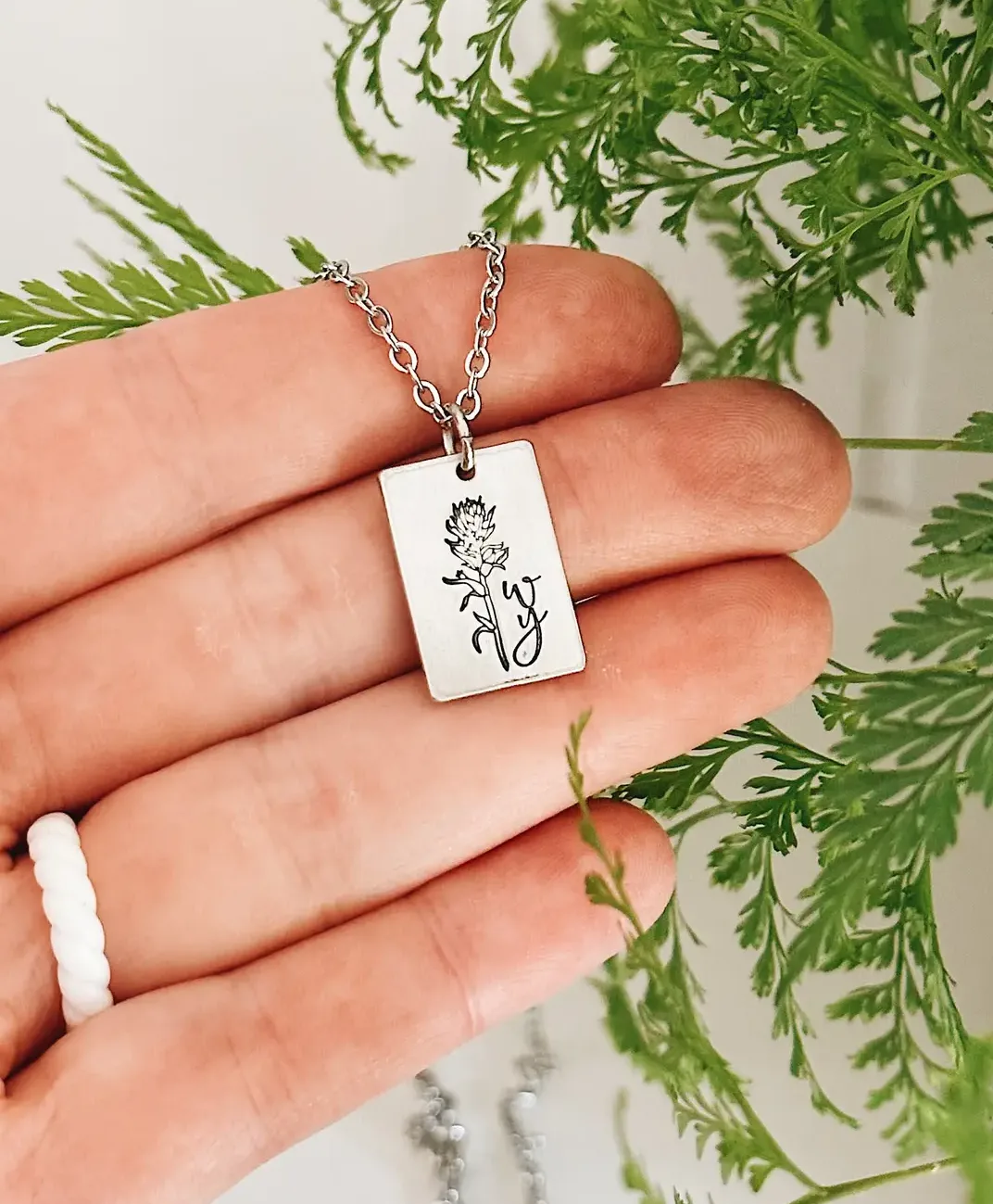 Indian Paintbrush Love Necklace Indian Paintbrush Love Necklace