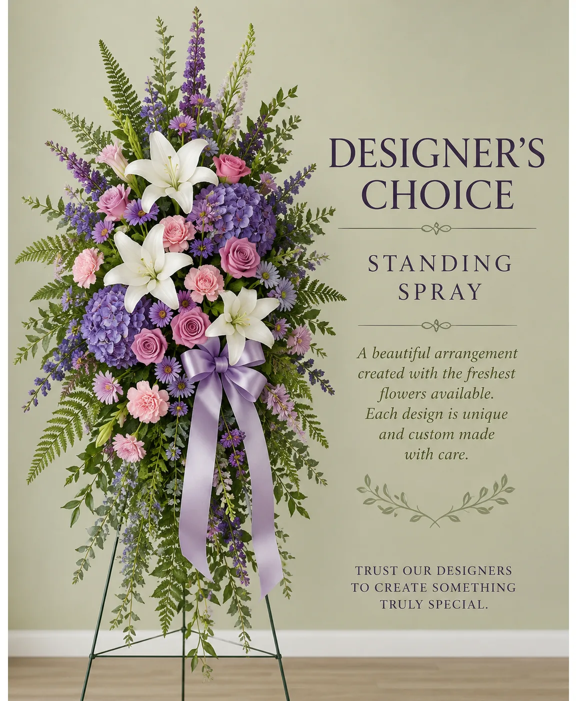 Designer Choice Standing Spray Standing Spray Designer Choice Standing Spray Standing Spray