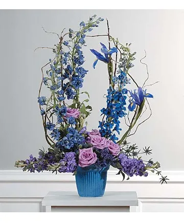Blue Skies Remembrance Sympathy Arrangement Blue Skies Remembrance Sympathy Arrangement