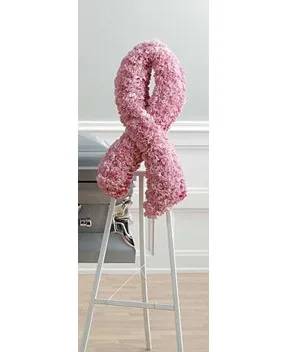 Ribbon of Hope Tribute Standing Spray Ribbon of Hope Tribute Standing Spray