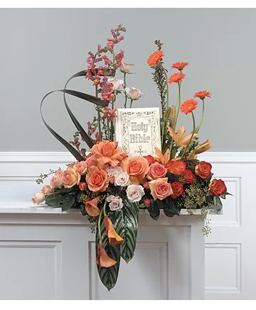 Faithful Journey Bible Tribute Sympathy Arrangement Faithful Journey Bible Tribute Sympathy Arrangement