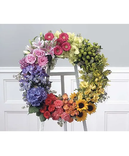 Circle of Life Wreath Standing Spray Circle of Life Wreath Standing Spray