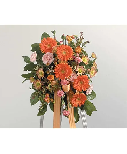 Autumn Garden Standing Tribute Standing Spray Autumn Garden Standing Tribute Standing Spray