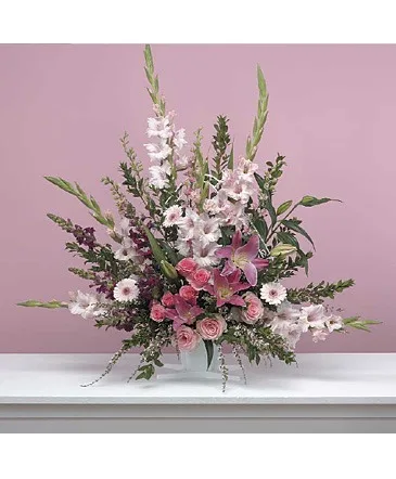 Blushing Comfort Arrangement Sympathy Arrangement Blushing Comfort Arrangement Sympathy Arrangement