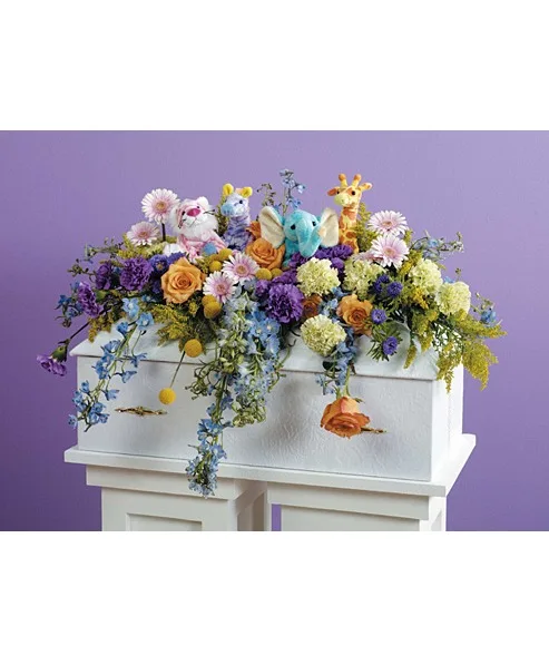 Little One's Garden of Love Casket Spray Little One's Garden of Love Casket Spray