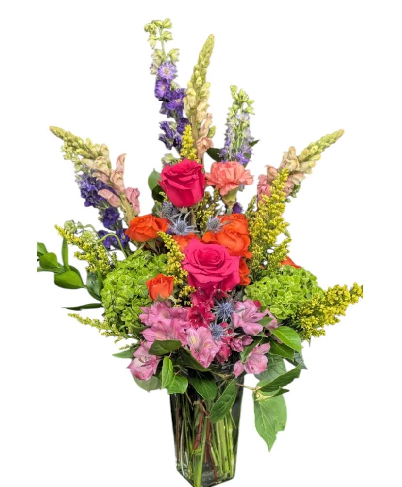 Abundant Colors Vase Arrangement
