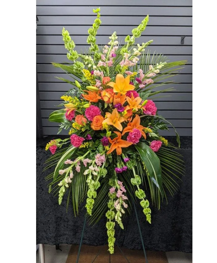 LCF Colorful Tribute Standing Spray LCF Colorful Tribute Standing Spray