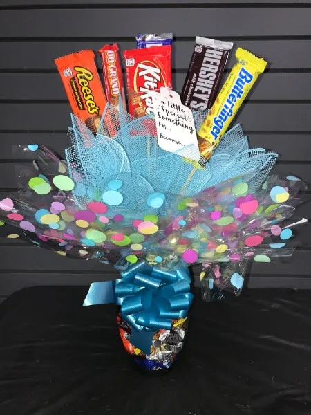 Mixed Chocolate Candy Bouquet Mixed Chocolate Candy Bouquet