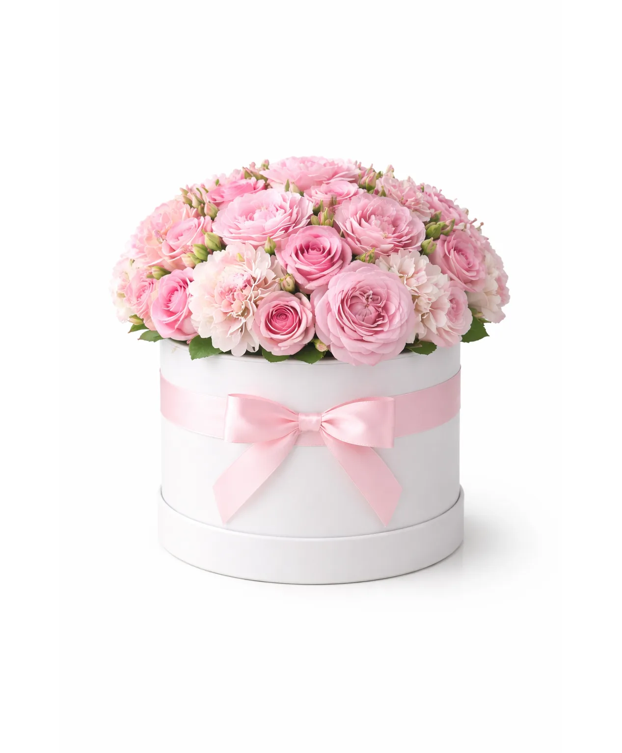 Pink Whisper Flower Box Box Arrangement Pink Whisper Flower Box Box Arrangement
