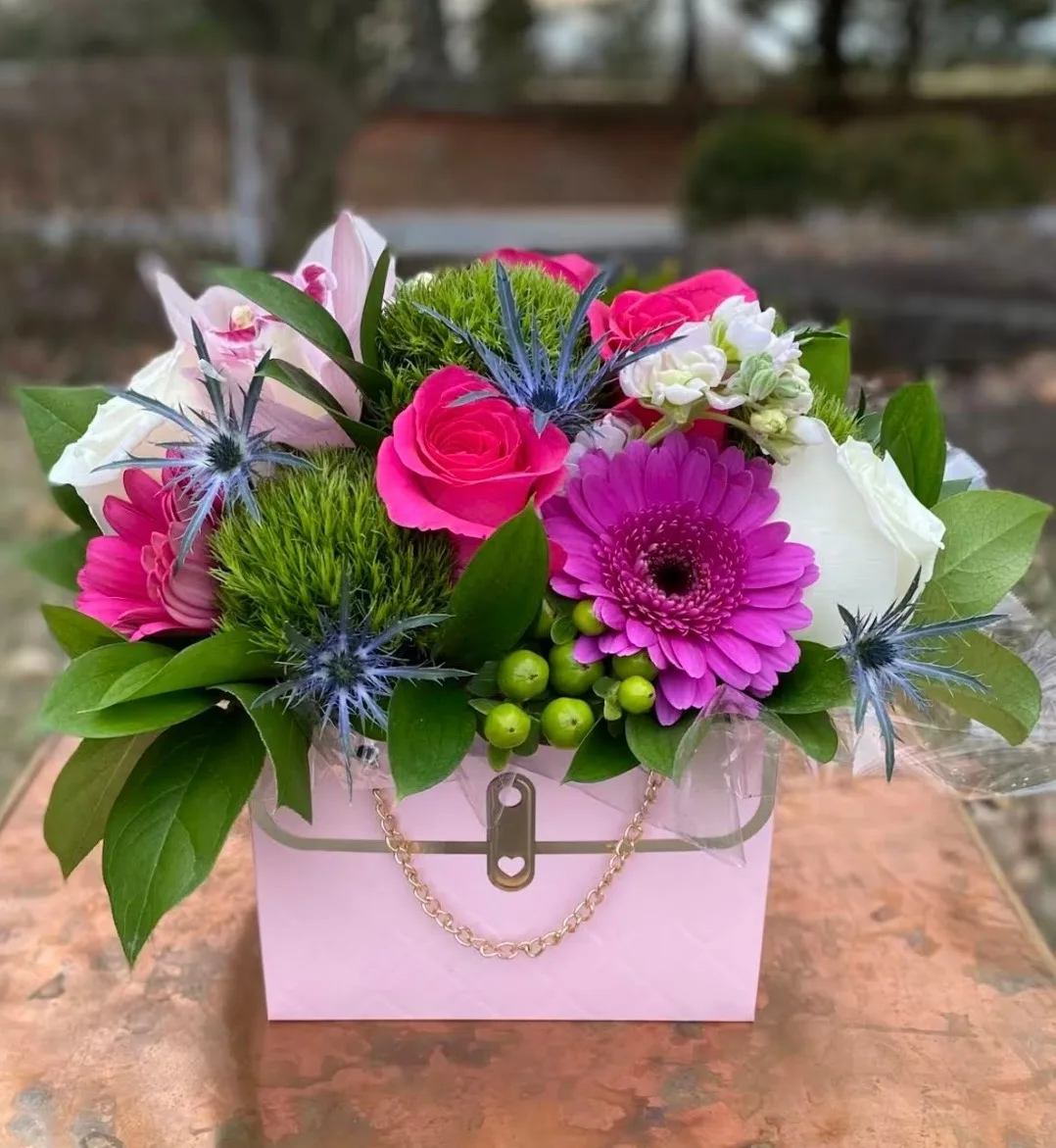 Pretty in Pink Purse Purse Arrangement Pretty in Pink Purse Purse Arrangement