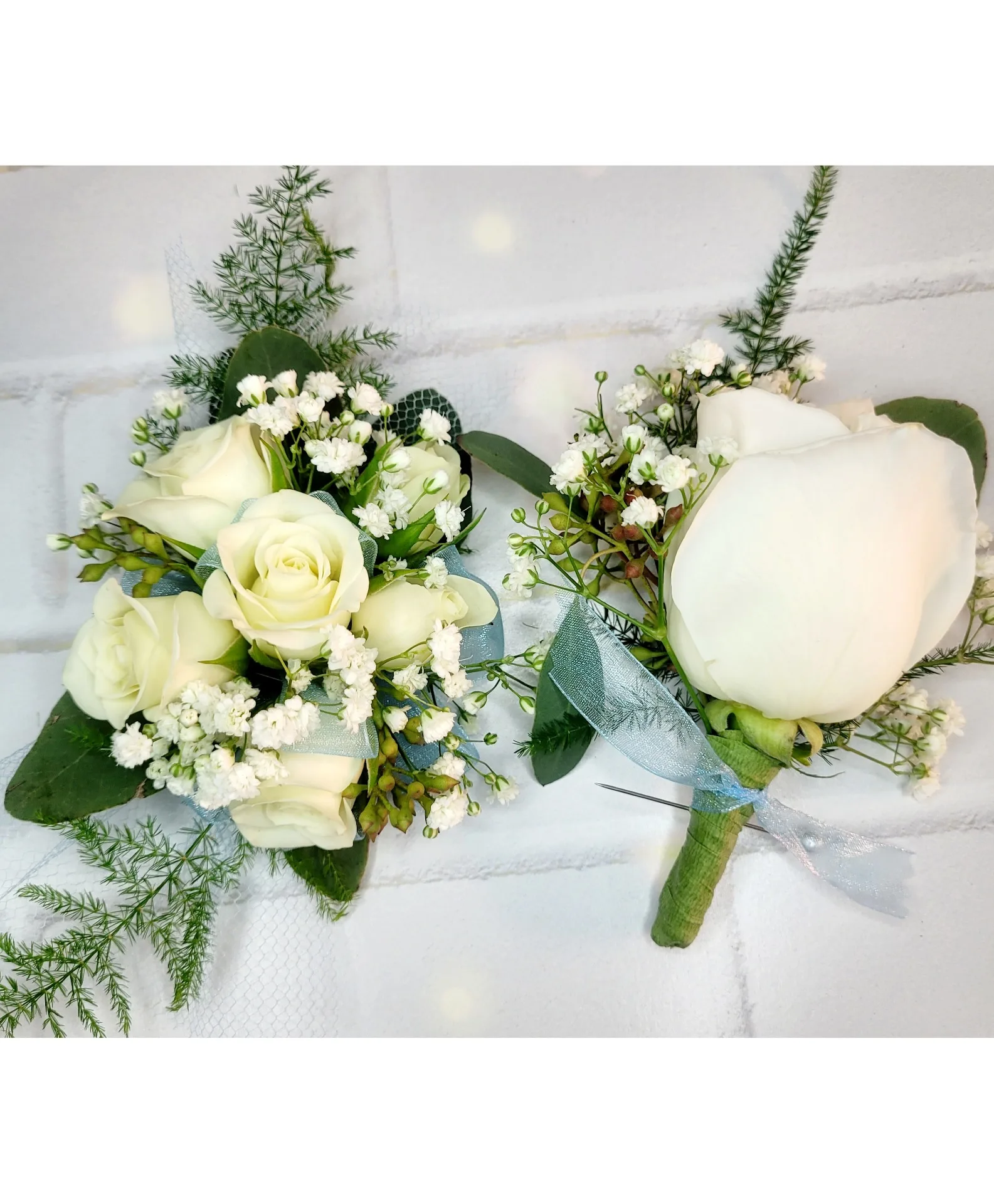 Baby Blue Horizons Corsage Baby Blue Horizons Corsage