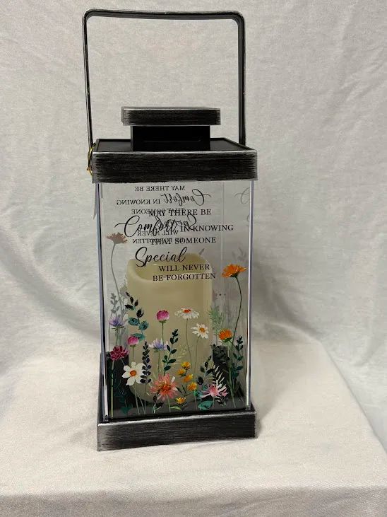 Clear Memorial Lantern