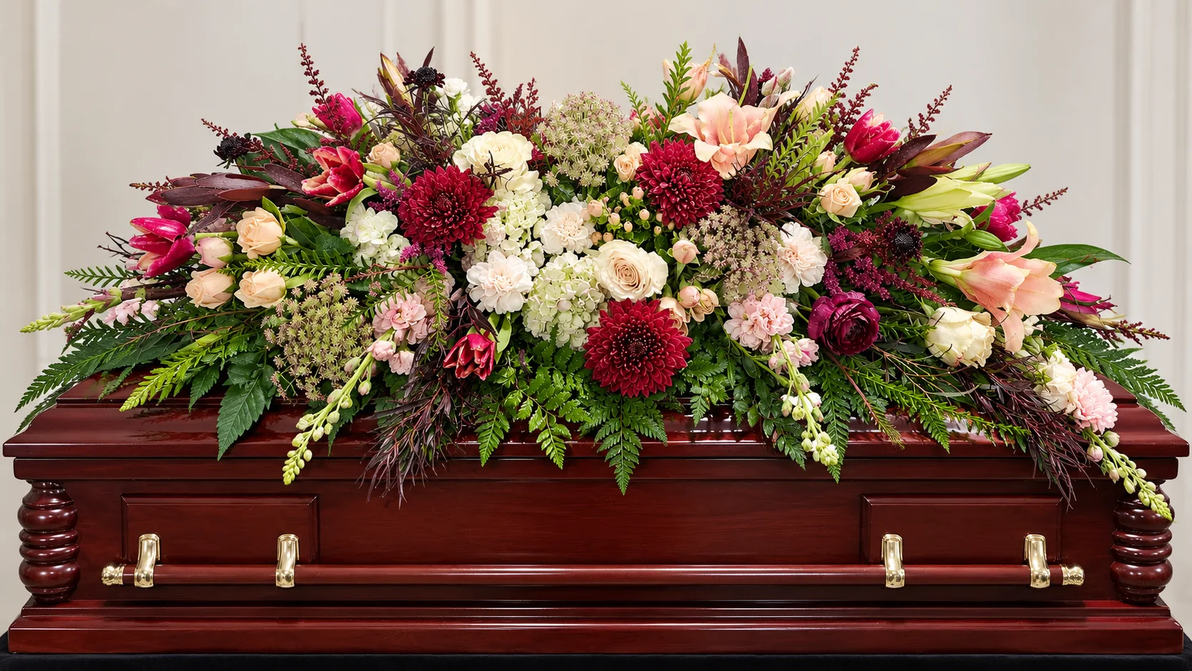 Velvet Grace Casket Spray Velvet Grace Casket Spray