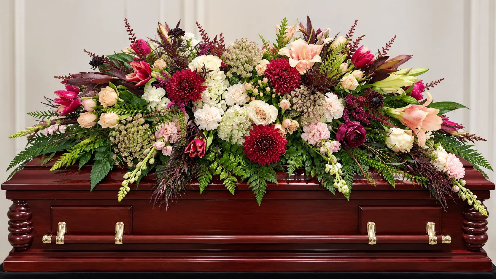 Velvet Grace Casket Spray