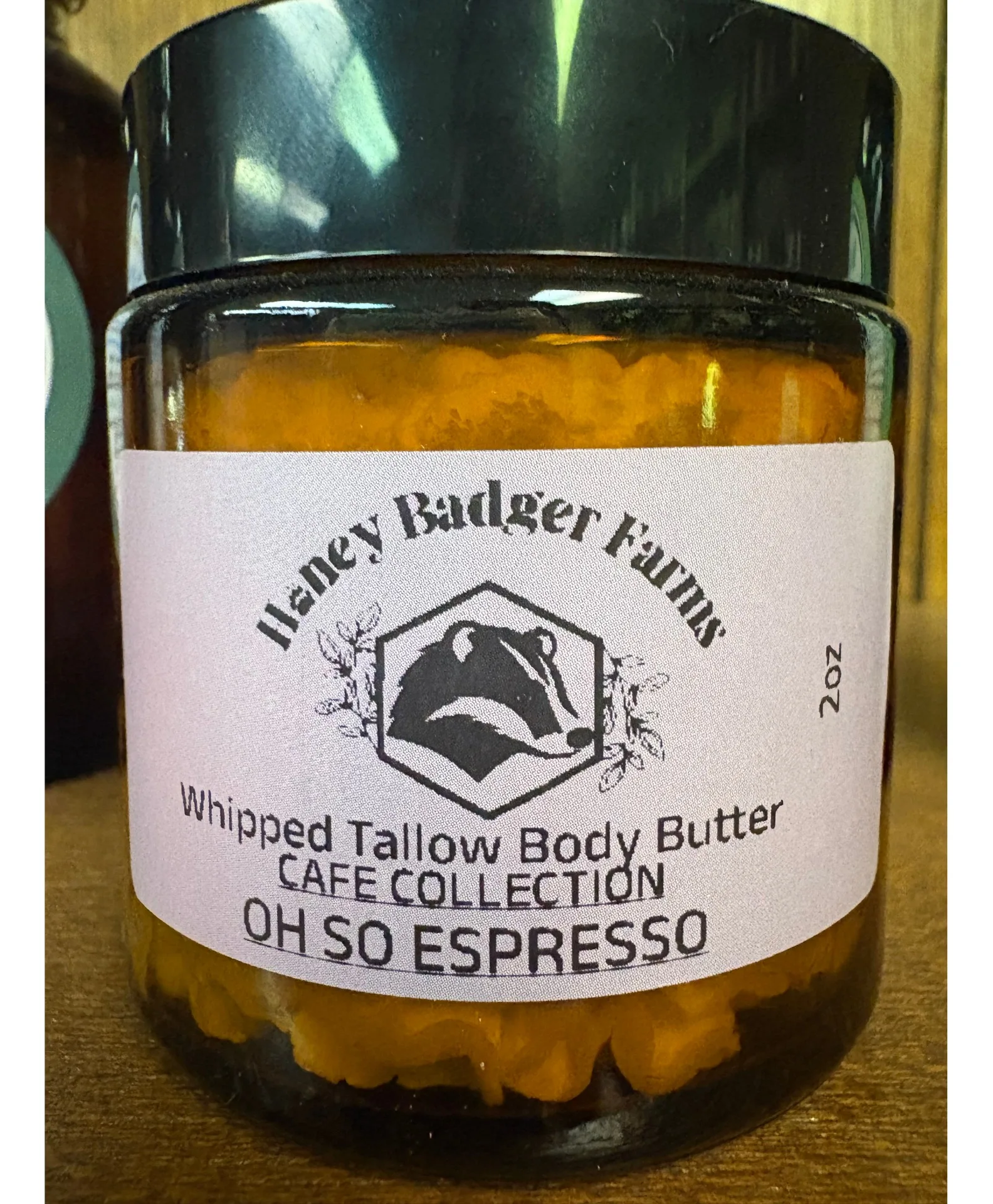 Honey Badger Farms Expresso Body Butter (2oz) Whipped Tallow Body Butter Honey Badger Farms Expresso Body Butter (2oz) Whipped Tallow Body Butter