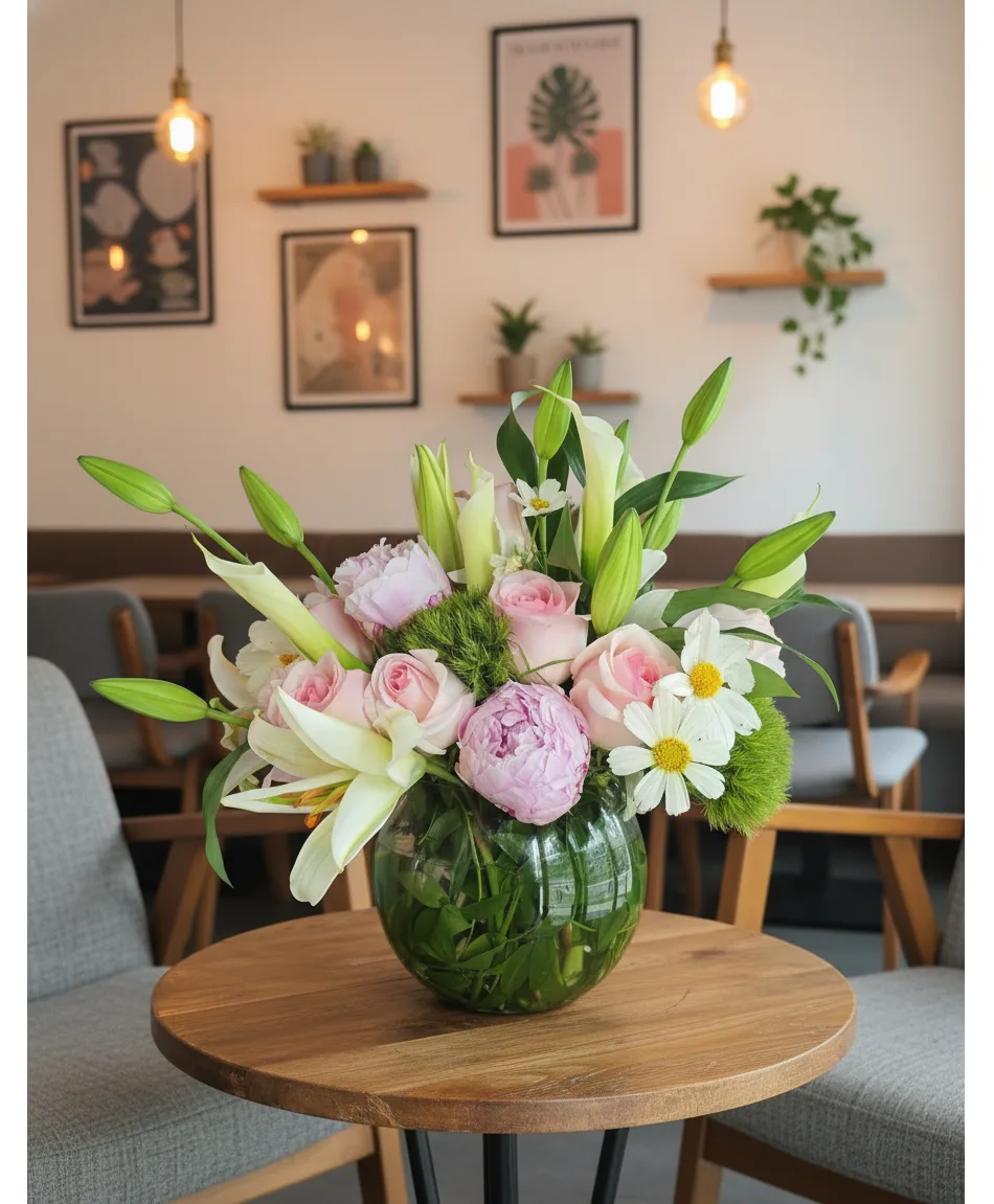 Sweet Surprise Bubble Bowl Pretty assorted flowers mixed similar Sweet Surprise Bubble Bowl Pretty assorted flowers mixed similar